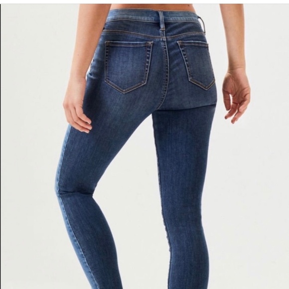 🎯PacSun Two Panel Hi-Rise Ankle Jegging Blue Size 28 - Picture 3 of 11